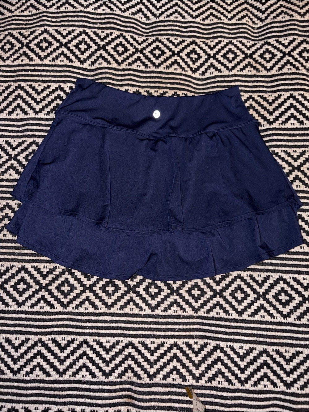 Baleaf Navy Women's Athletic Skort with Built-In Shorts - Picture 3 of 5